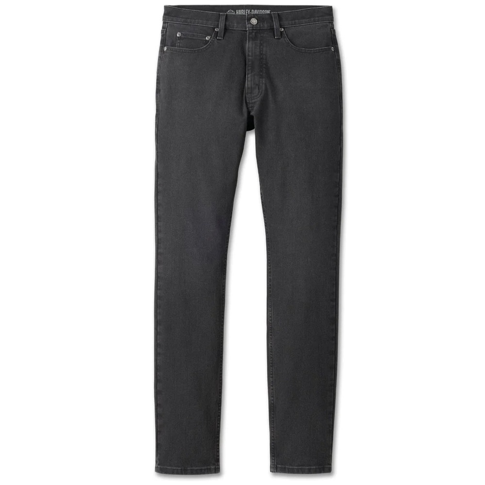 NWOT - Harley-Davidson - Men's Tapered Jean - Washed Black Denim (Size: 30x30)